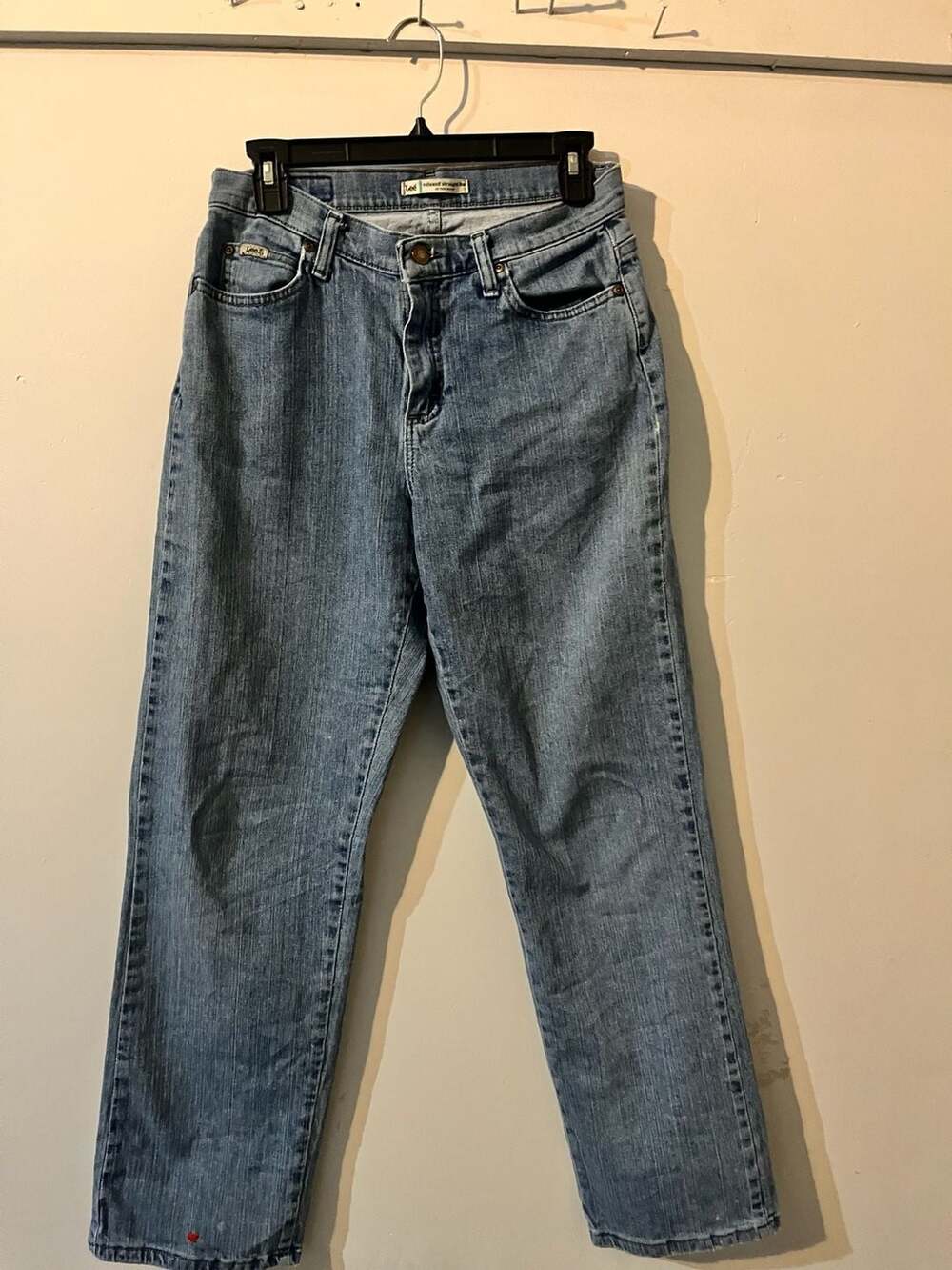004-0002 Lee Women's Relaxed Straight Leg Jeans Size 6